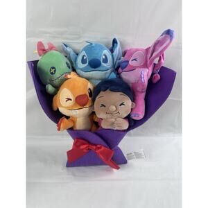 RARE Viral TikTok Disney Lilo & Stitch Valentine’s Day Plush Bouquet 💐 HTF